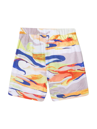 Shop Msgm Multicolor Bermuda Shorts Boy