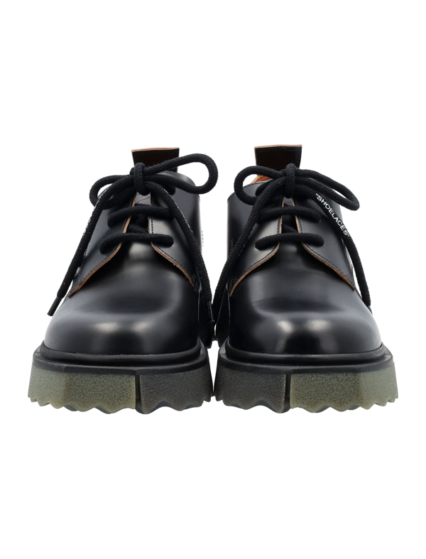 Off-White SPONGE DERBY BLACK KAKI