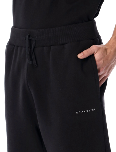 Shop Alyx Collection Logo Sweatshorts In Black