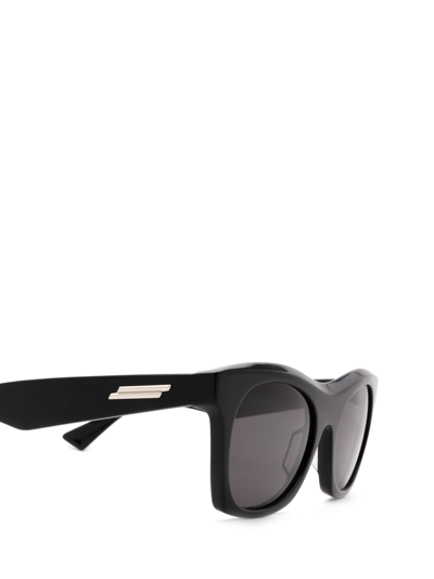 Shop Bottega Veneta Bv1061s Black Sunglasses