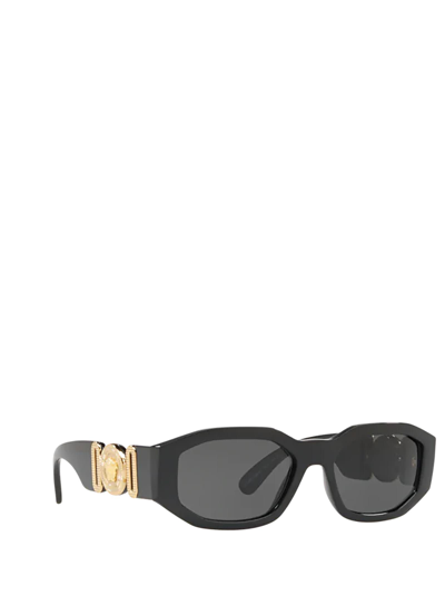 Shop Versace Ve4361 Black Sunglasses