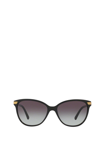 Shop Burberry Eyewear Be4216 Black Sunglasses