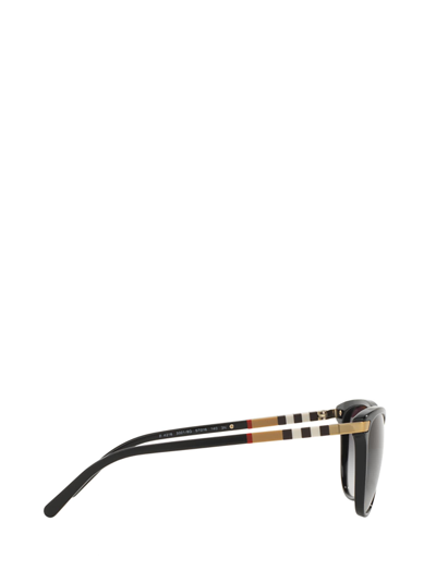 Shop Burberry Eyewear Be4216 Black Sunglasses
