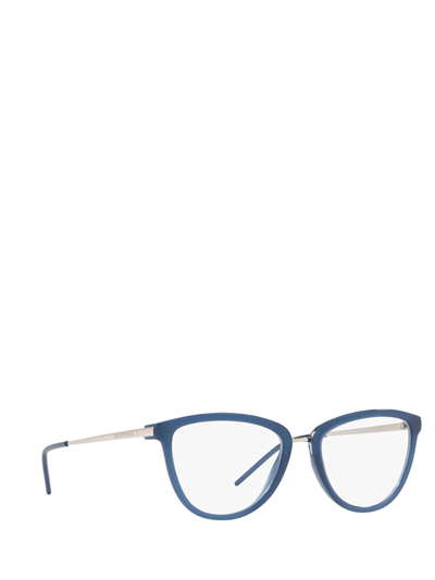 Shop Emporio Armani Ea3137 Blue Avio Milky Glasses