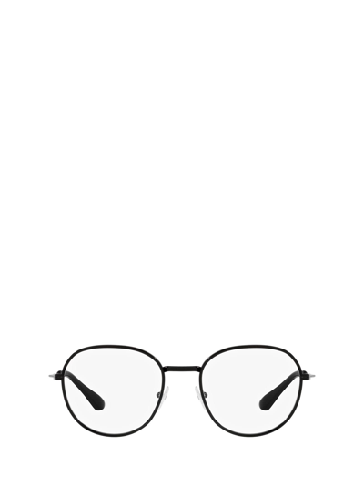 Shop Prada Pr 65wv Matte Black Glasses