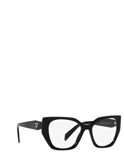 Shop Prada Pr 18wv Black Glasses