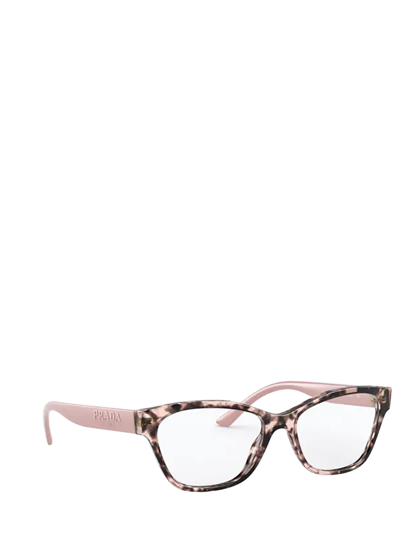 Shop Prada Pr 03wv Pink Glasses