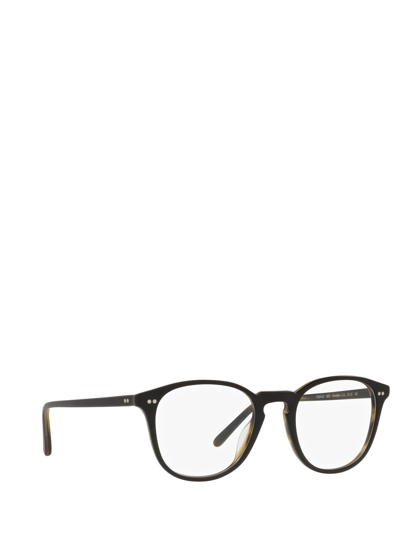 Shop Oliver Peoples Ov5414u Semi Matte Black / Olive Tortoise Glasses