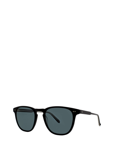 Shop Garrett Leight Brooks Sun Matte Black Sunglasses