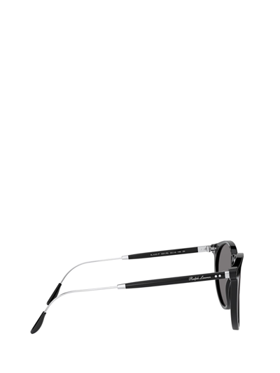 Shop Ralph Lauren Rl8181p Shiny Black Sunglasses