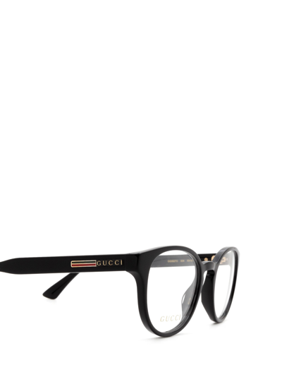 Shop Gucci Gg0827o Black Glasses