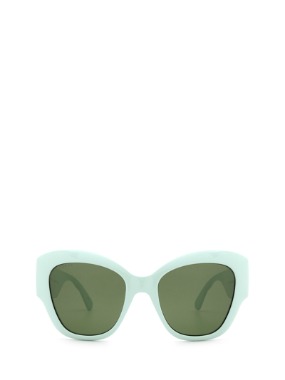 Shop Gucci Gg0808s Green Sunglasses
