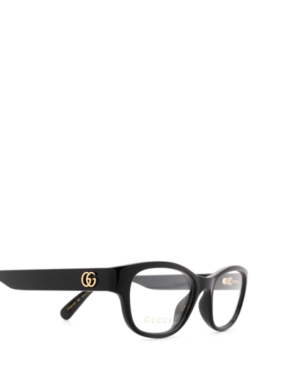 Shop Gucci Gg0717o Black Glasses
