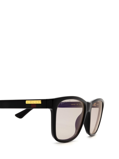 Shop Gucci Gg0746s Black Sunglasses