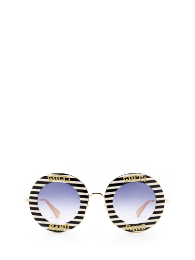 Shop Gucci Gg0113s Black Sunglasses