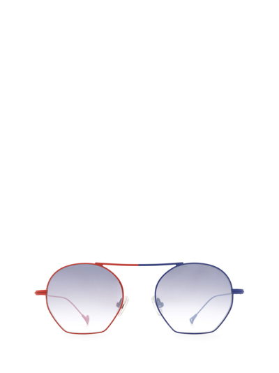 Shop Eyepetizer Botafoch Red & Blue Sunglasses