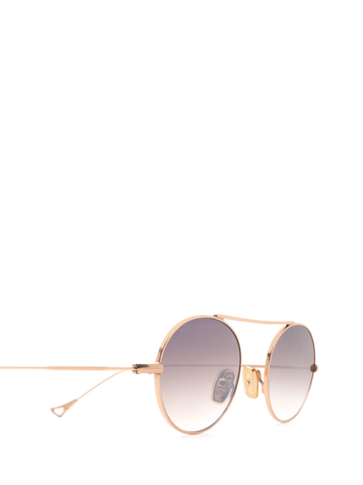 Shop Eyepetizer S.eularia Rose Gold Sunglasses