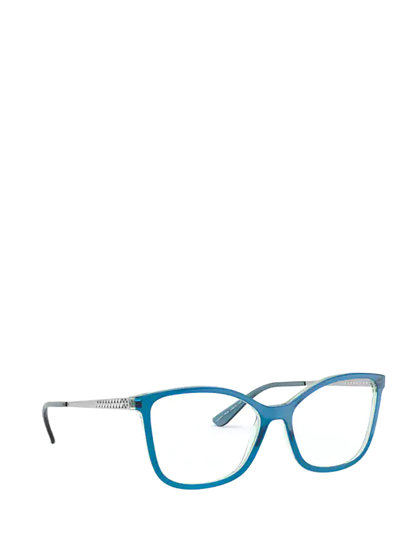 Shop Vogue Eyewear Vo5334 Blue Transparent / Light Blue Glasses