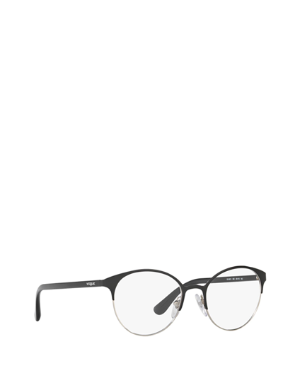 Shop Vogue Eyewear Vo4011 Top Black / Silver Glasses