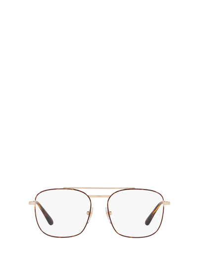 Shop Vogue Eyewear Vo4140 Top Havana / Pale Gold Glasses