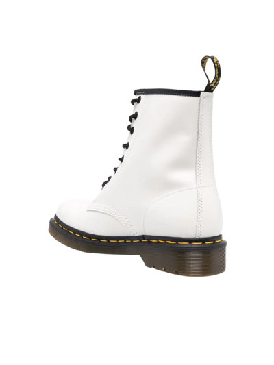 Shop Dr. Martens' 1460 Smooth 8 Eye Boot In White