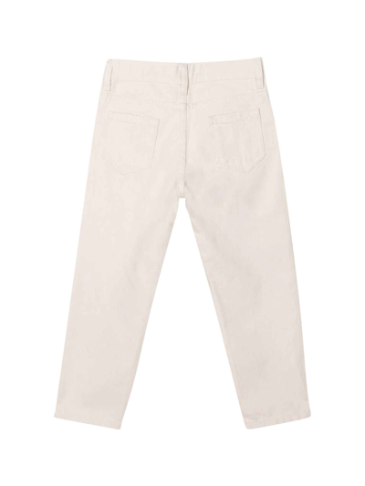 Shop N°21 White Trousers N21 In Beige