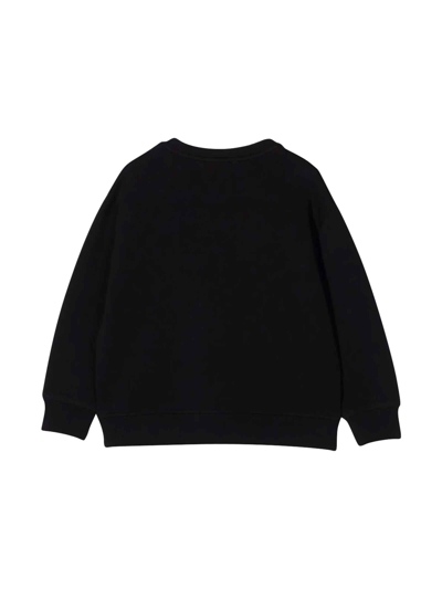 Shop Emporio Armani Black Sweatshirt In Blu Navy