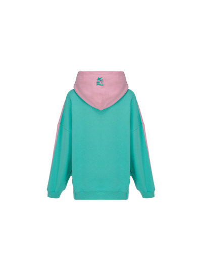 Shop Etro Love Jersey Sweatshirt In Rosa