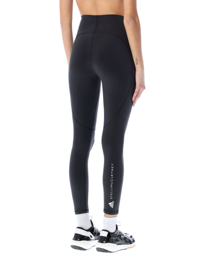Shop Adidas By Stella Mccartney Logo Leggings In Black