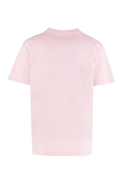 Shop Golden Goose Star Cotton T-shirt In Rosa