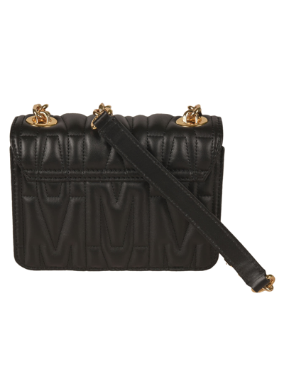 Shop Moschino Chain Strap Quilted Shoulder Bag