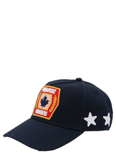 Shop Dsquared2 Cap In Navy