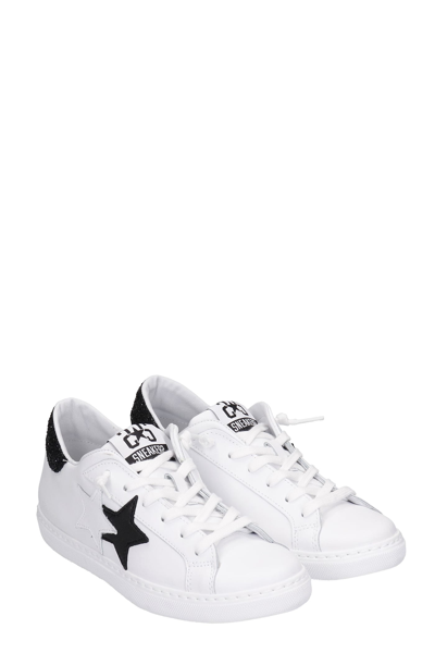 Shop 2star Sneakers In White Leather