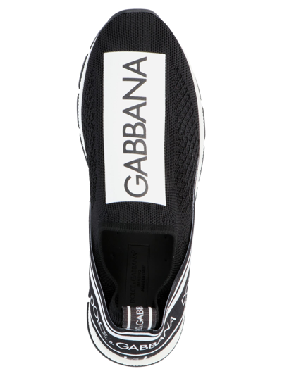 Shop Dolce & Gabbana Sorrento Shoes In Nero Bianco