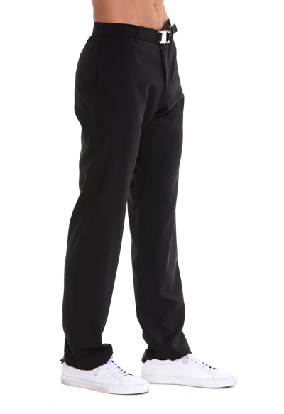 Shop Alyx Metal Buckle Suit Pants In Black