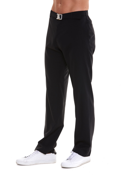 Shop Alyx Metal Buckle Suit Pants In Black
