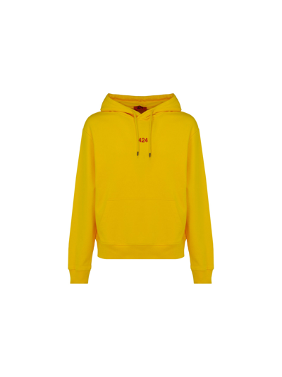 Shop Fourtwofour On Fairfax Hoodie In Giallo