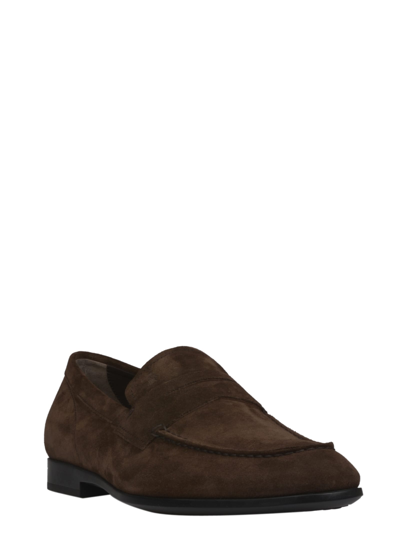 Shop Tod's Loafer In Moro