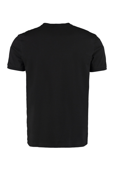 Shop Dolce & Gabbana Cotton Crew-neck T-shirt In Nero