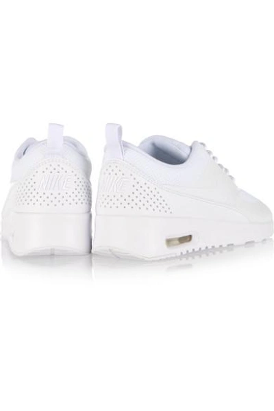 Shop Nike Air Max Thea Mesh And Leather Sneakers