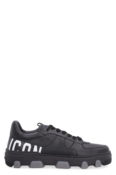 Shop Dsquared2 Icon Basket Low-top Sneakers In Black