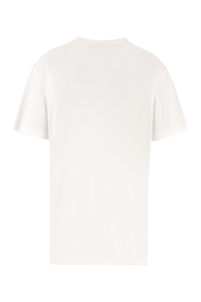 Shop N°21 Cotton Crew-neck T-shirt In White