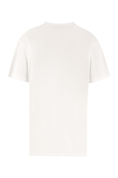 N°21 Cotton Crew-neck T-shirt In White