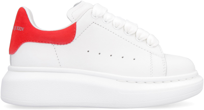 Shop Alexander Mcqueen Extended Sole Oversized Sneakers In White