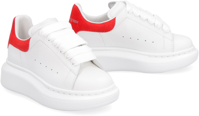 Shop Alexander Mcqueen Extended Sole Oversized Sneakers In White