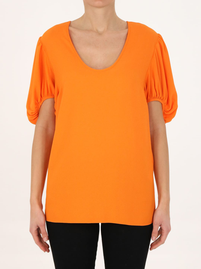 Stella Mccartney Orange Top In Arancio