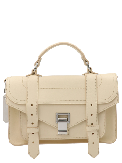 Shop Proenza Schouler Ps1 Tiny Bag In Panna