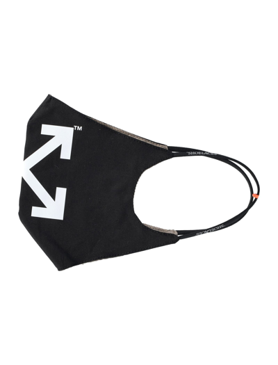 Shop Off-white Arrow Simple Mask In Black