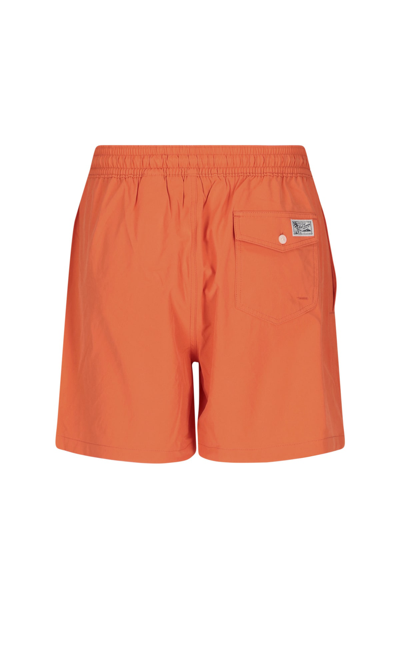 Shop Polo Ralph Lauren Swimwear In Sailing Orange
