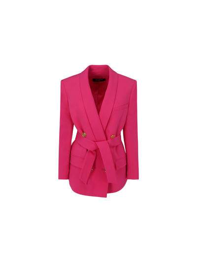 Balmain Jacket In Am Rose Fuchsia | ModeSens